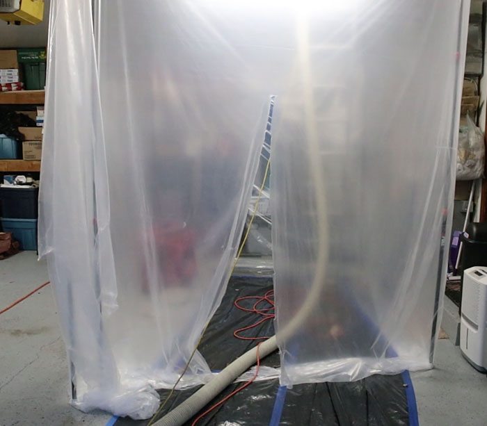 Blown In Attic Insulation Containment Tent