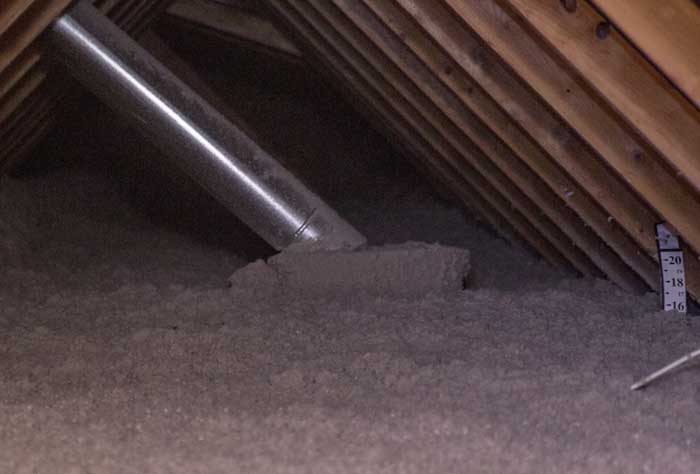 New attic insulation material installed by Crawl Pros professional